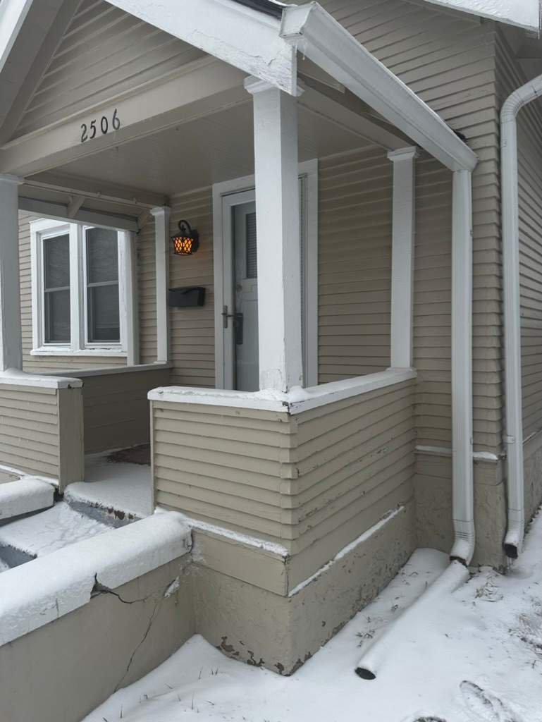New siding, trim & gutters — Before